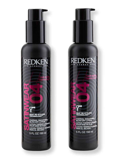 Redken Redken Satinwear 04 Thermal Smoothing Blow Dry Lotion 2 ct 5 oz Styling Treatments 