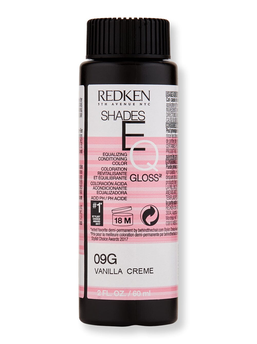 Redken Redken Shades EQ Gloss 2 oz 60 ml 09G Vanilla Creme Hair Color 