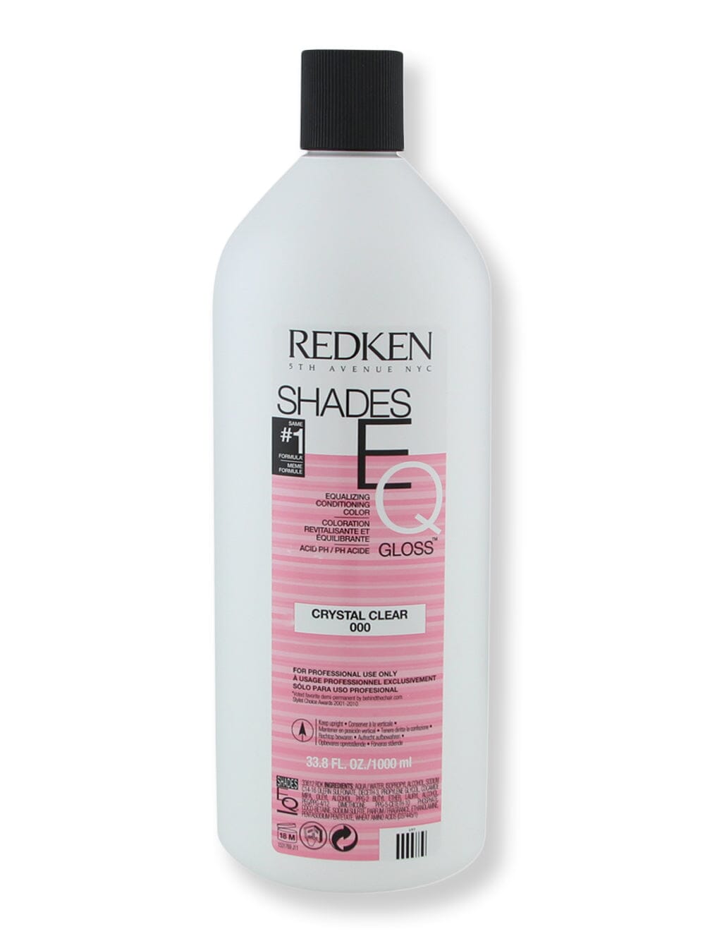 Redken Redken Shades EQ Gloss Demi-Permanent Equalizing Conditioning Color Crystal Clear Hair Color Liter 