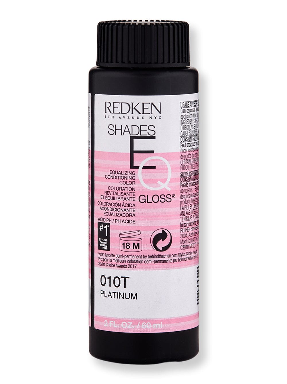 Redken Redken Shades EQ Gloss Hair Color 2 oz 010T Platinum 