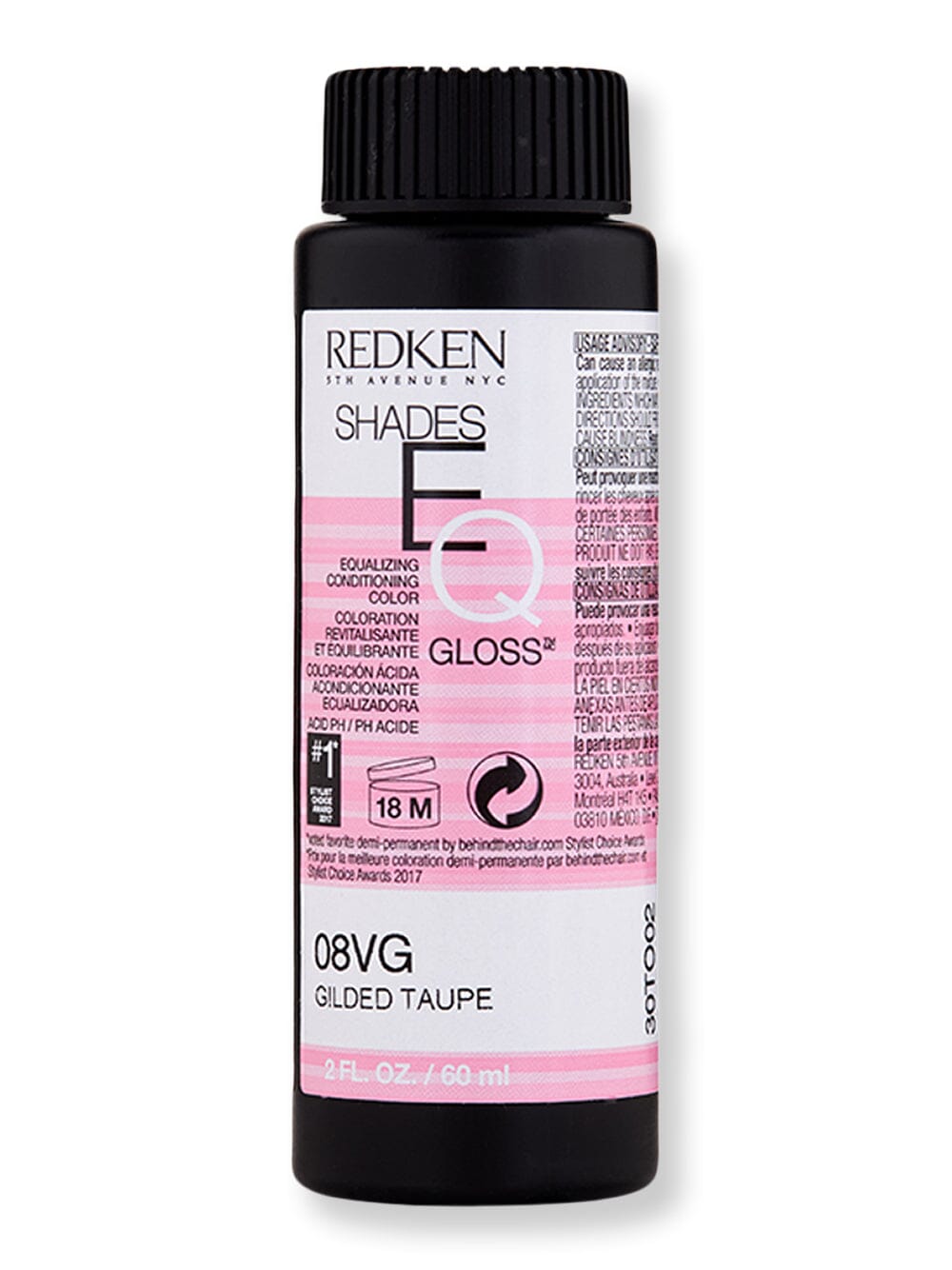 Redken Redken Shades EQ Gloss Hair Color 2 oz 08VG Gilded Taupe 