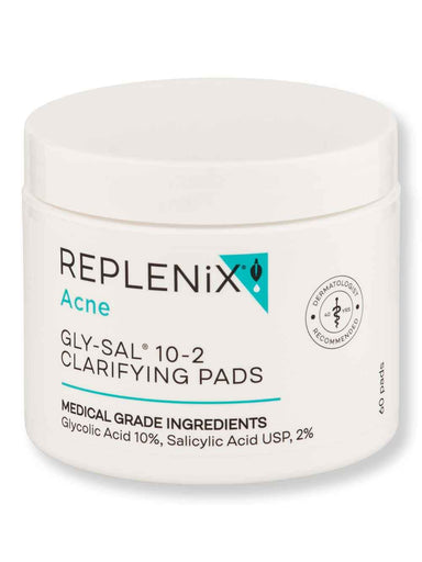 Replenix Replenix Gly-Sal 10-2 Clarifying Pads 60 Ct Acne, Blemish, & Blackhead Treatments 