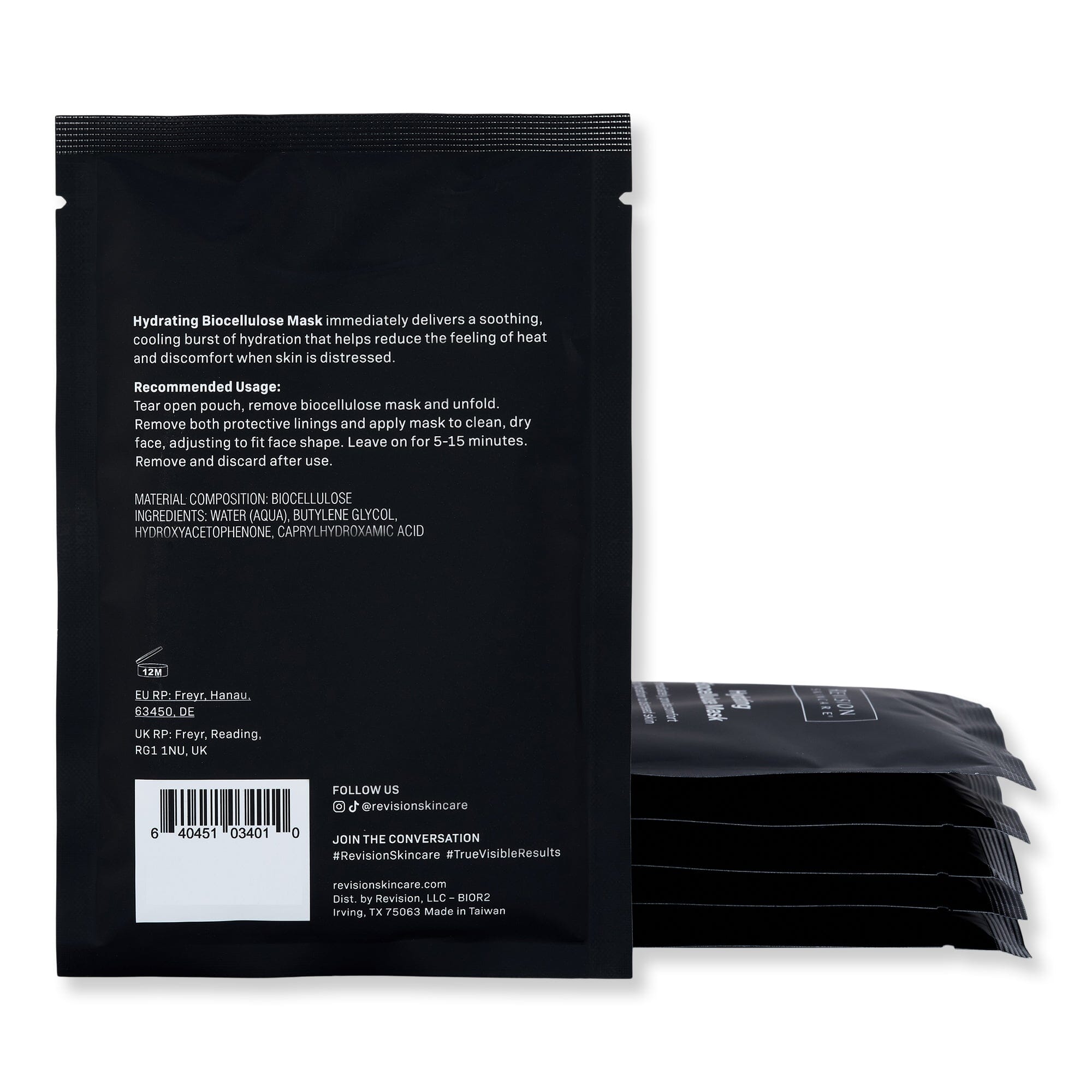 Revision Revision Hydrating Biocellulose Mask Face Masks 