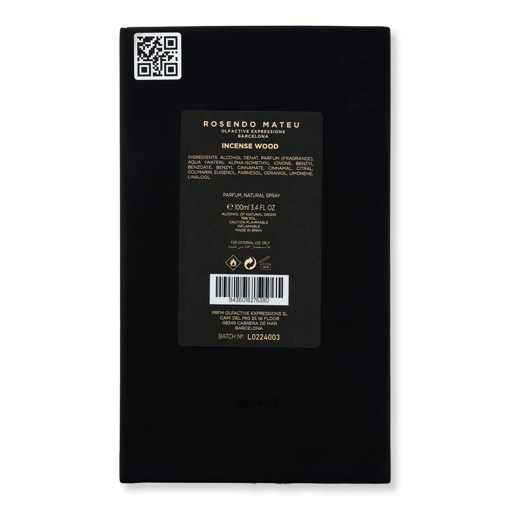 Rosendo Mateu Rosendo Mateu Incense Wood Parfum Perfume 