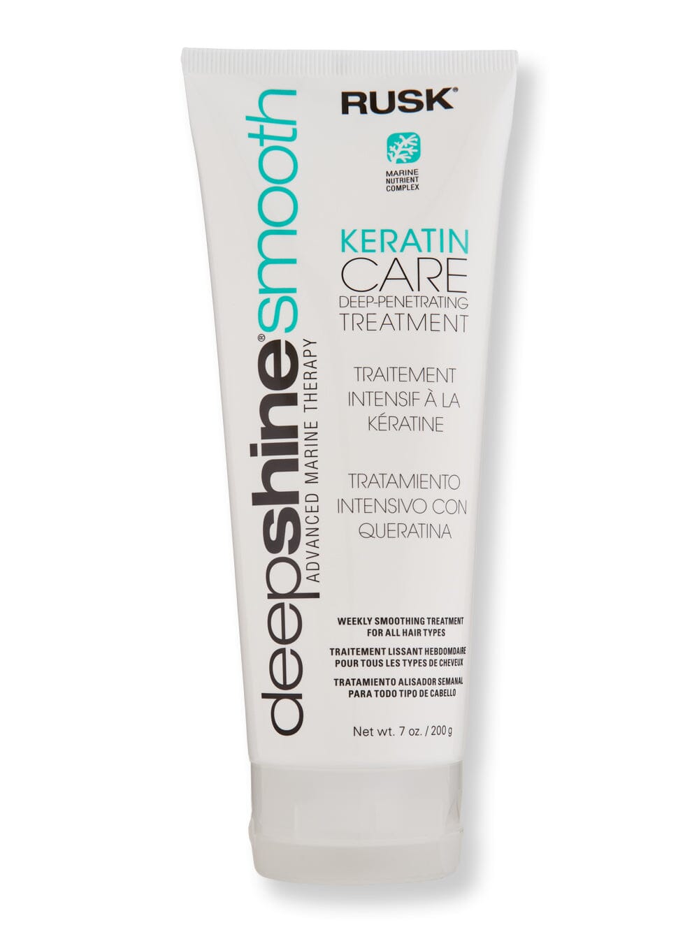 Rusk Rusk Deepshine Smooth Keratin Care Deep Penetrating Treatment Hair & Scalp Repair 7 oz 