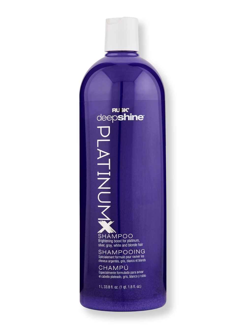 Rusk Rusk Platinumx Shampoo 33.8 oz Shampoos 