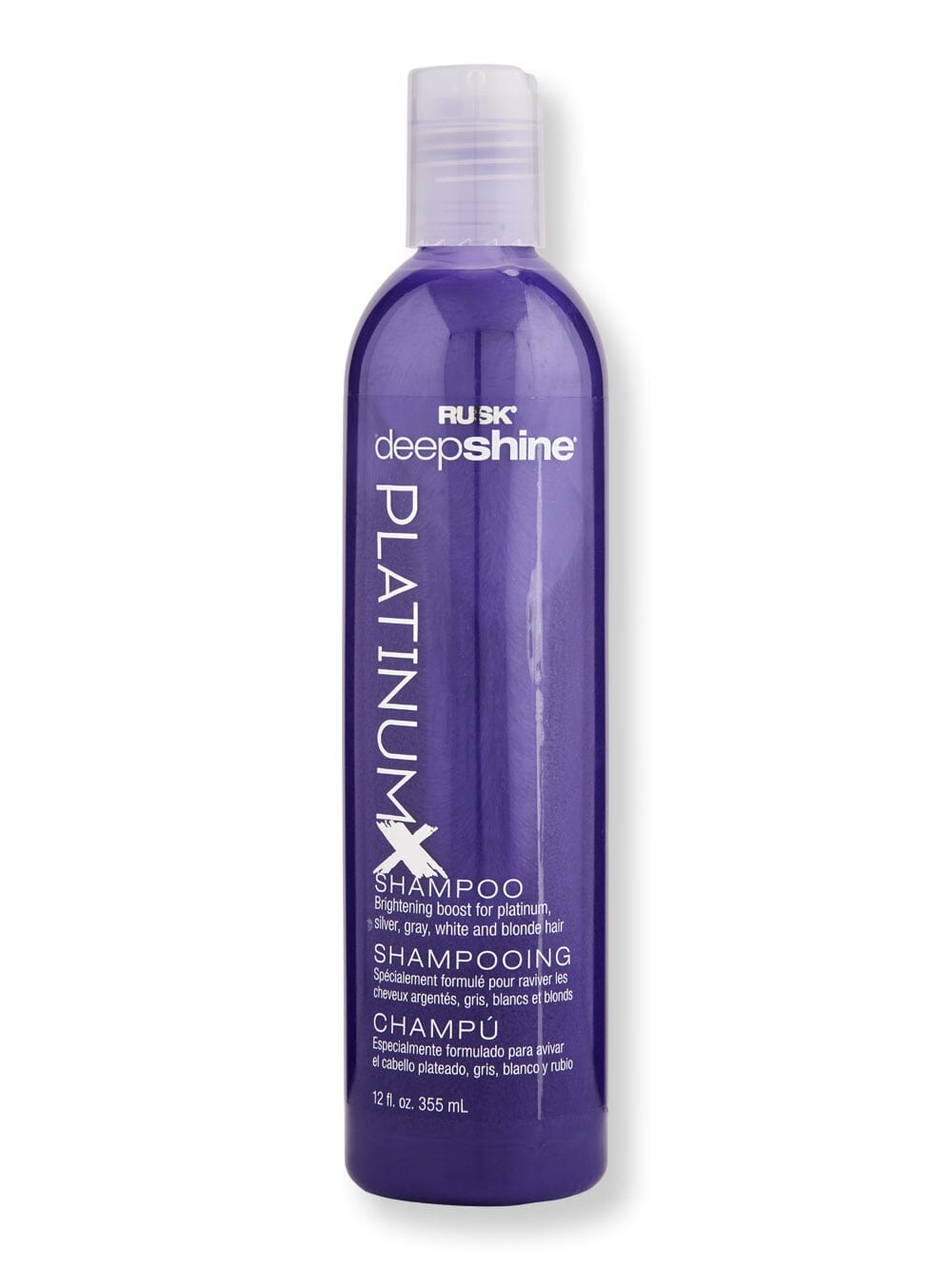 Rusk Rusk Platinumx Shampoo Shampoos 12 oz 