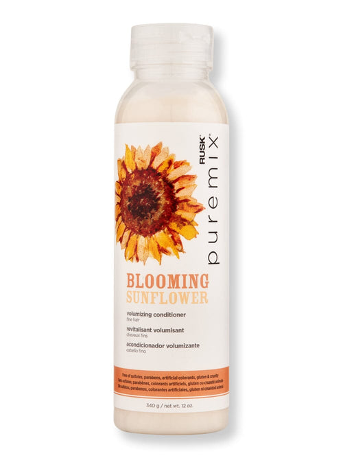 Rusk Rusk Puremix Blooming Sunflower Volumizing Conditioner Conditioners 12 oz 