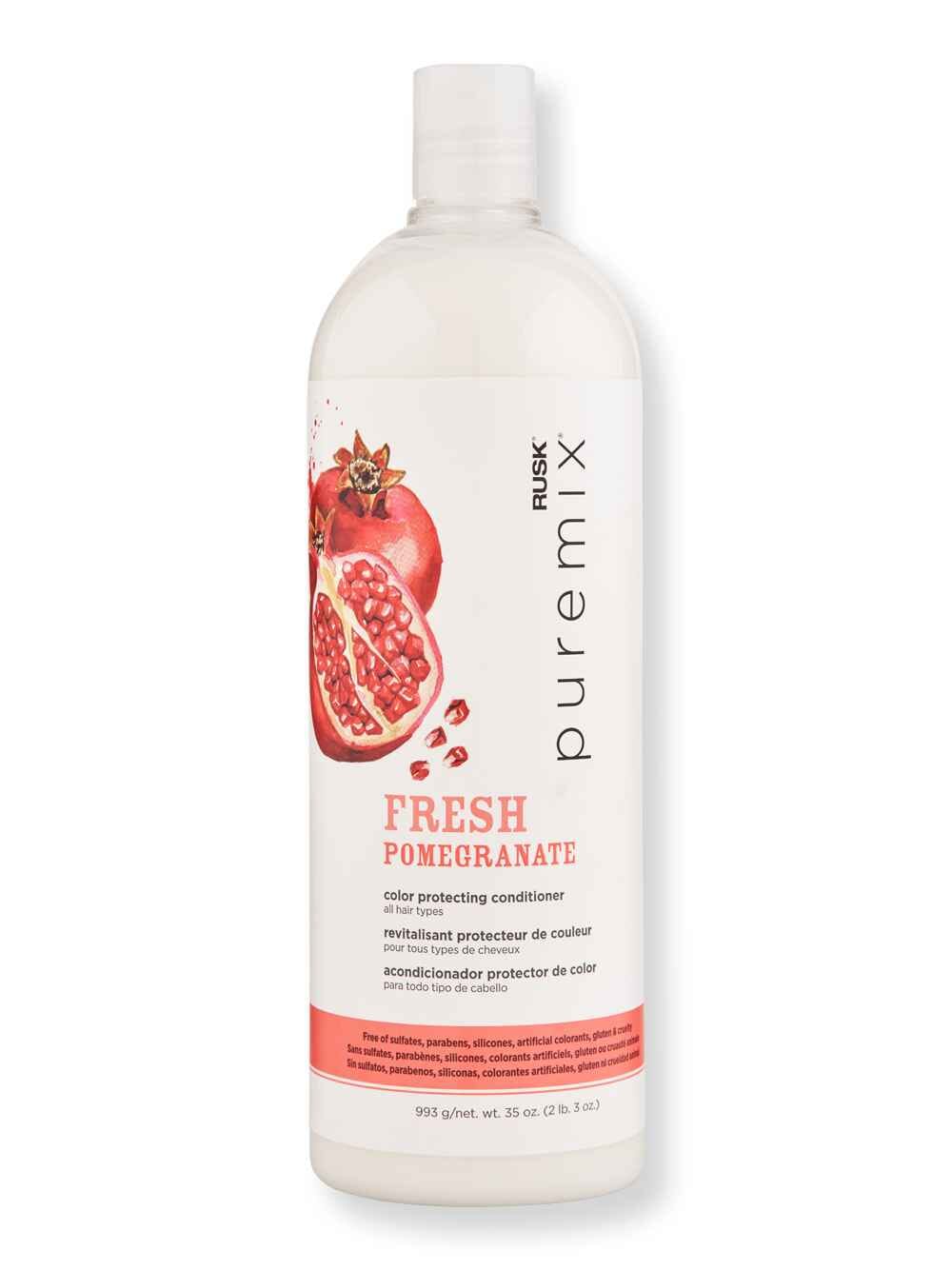 Rusk Rusk Puremix Fresh Pomegranate Color Protecting Conditioner 35 oz Conditioners 