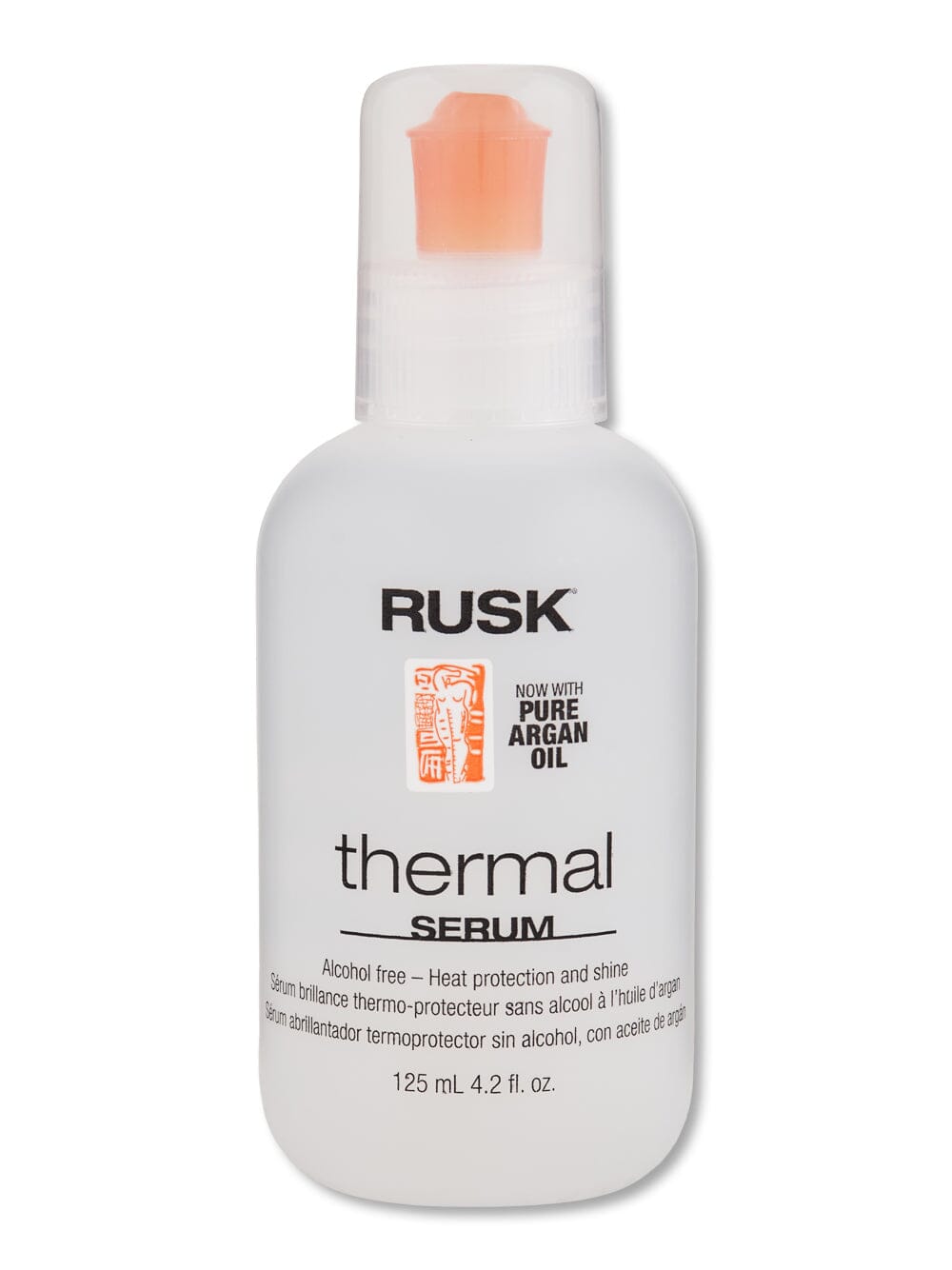 Rusk Rusk Thermal Serum with Argan Oil Styling Treatments 4.2 oz 