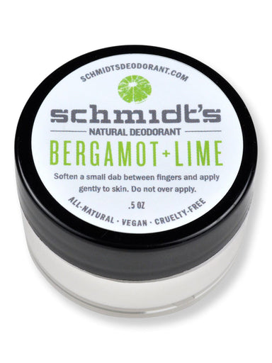 Schmidt's Deodorant Schmidt's Deodorant Bergamot + Lime Deodorant Jar Antiperspirants & Deodorants 0.5 oz 