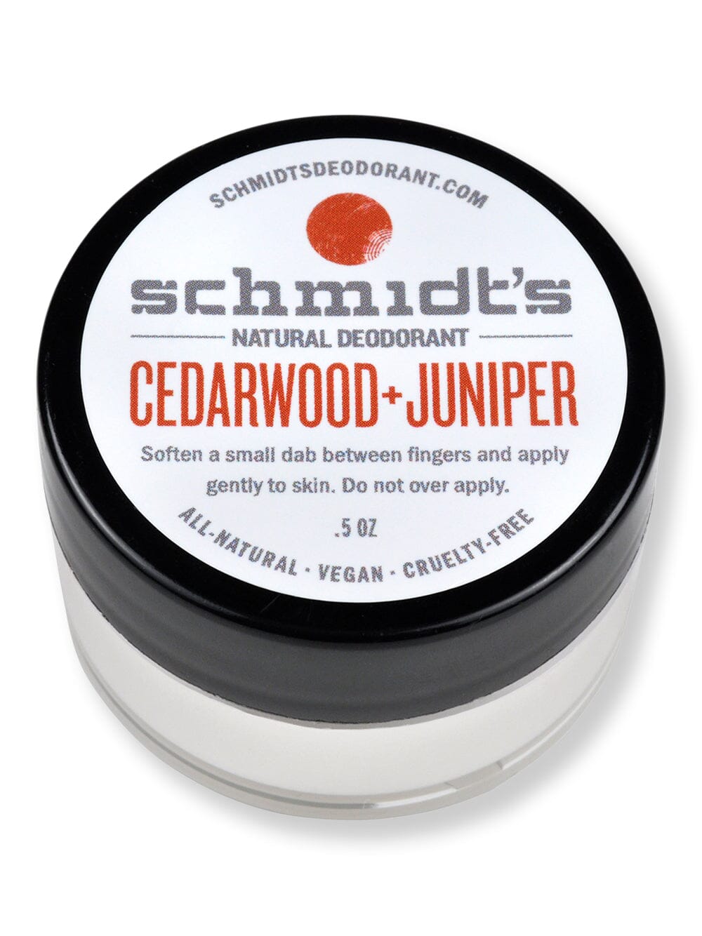Schmidt's Deodorant Schmidt's Deodorant Cedarwood + Juniper Deodorant Jar Antiperspirants & Deodorants 0.5 oz 