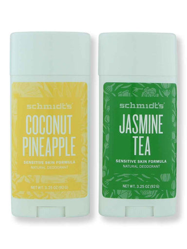 Schmidt's Deodorant Schmidt's Deodorant Coconut Pineapple & Jasmine Tea Deodorant Stick 3.25 oz Antiperspirants & Deodorants 