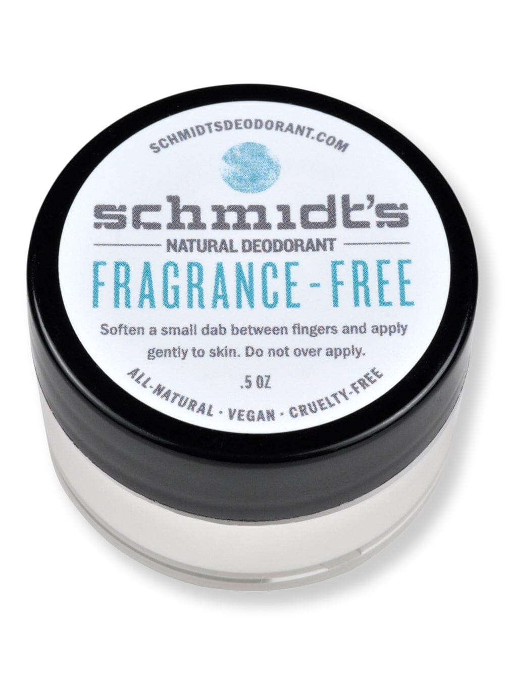 Schmidt's Deodorant Schmidt's Deodorant Fragrance-Free Deodorant Jar Antiperspirants & Deodorants 0.5 oz 