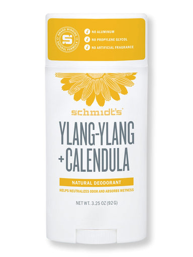 Schmidt's Deodorant Schmidt's Deodorant Ylang-Ylang + Calendula Deodorant Stick Antiperspirants & Deodorants 92g 