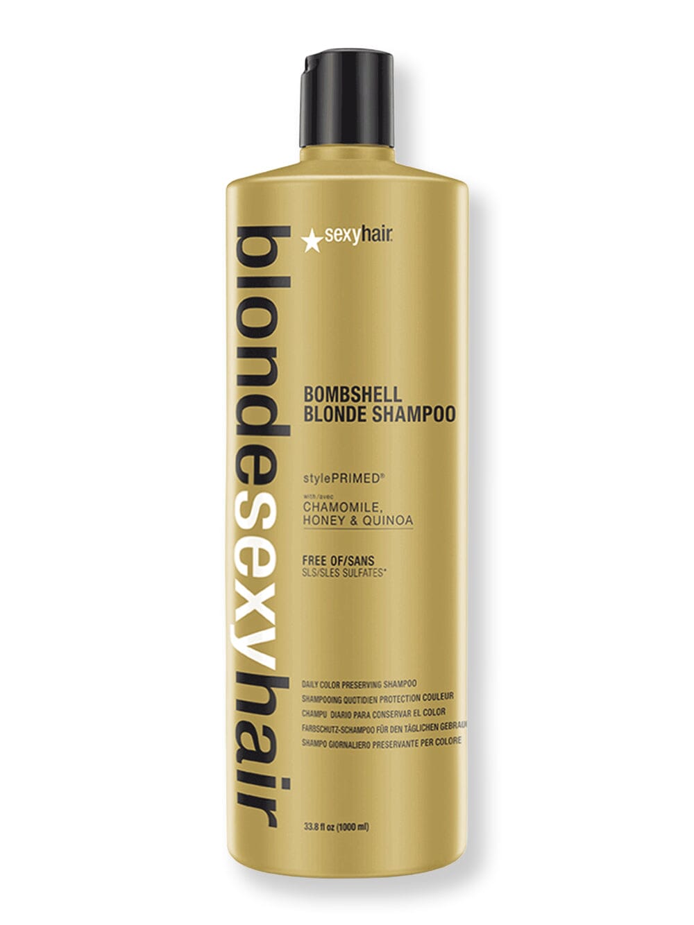 Sexy Hair Sexy Hair Blonde Sexy Hair Bright Blonde Shampoo Shampoos 33.8 oz / 1000 ml 