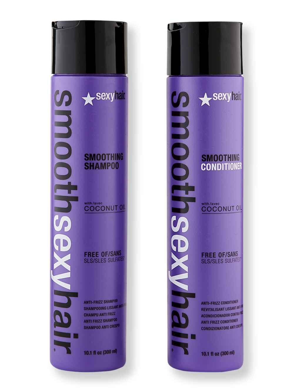 Sexy Hair Sexy Hair Smooth Sexy Hair Smoothing Shampoo & Conditioner 10.1 oz Hair Care Value Sets 
