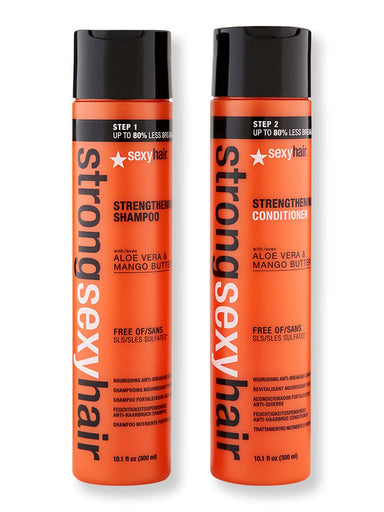 Sexy Hair Sexy Hair Strong Sexy Hair Color Safe Strengthening Shampoo & Conditioner 10.1 oz Hair Care Value Sets 