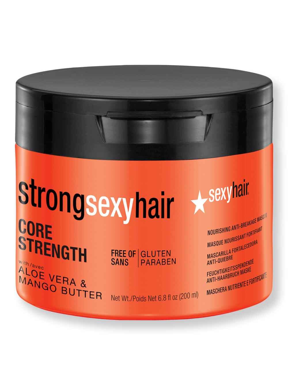 Sexy Hair Sexy Hair Strong Sexy Hair Core Strength Nourishing Anti-Breakage Masque 6.8 oz 200 ml Hair Masques 