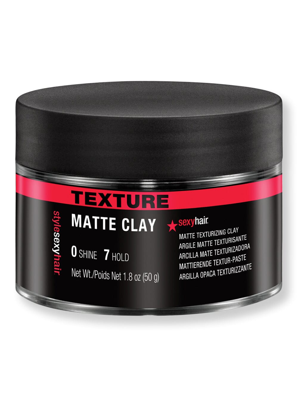 Sexy Hair Sexy Hair Style Sexy Hair Matte Clay Matte Texturizing Clay 1.8 oz 50 g Styling Treatments 