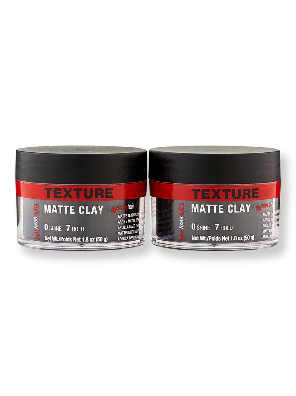 Sexy Hair Sexy Hair Style Sexy Hair Matte Clay Matte Texturizing Clay 2 ct 1.8 oz Styling Treatments 