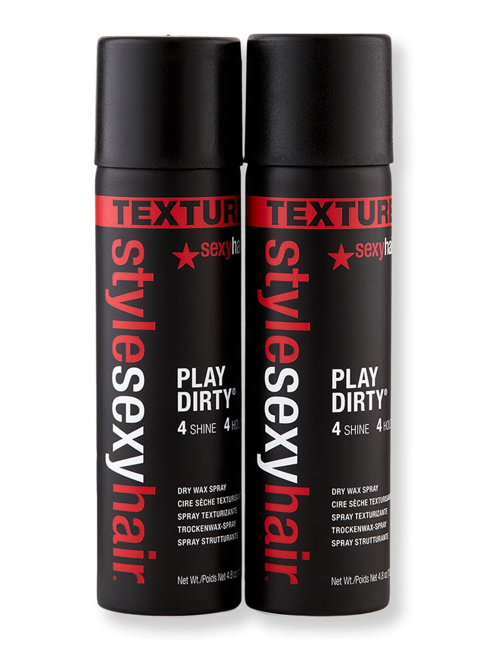 Sexy Hair Sexy Hair Style Sexy Hair Play Dirty Dry Wax Spray 2 ct 4.8 oz Putties & Clays 