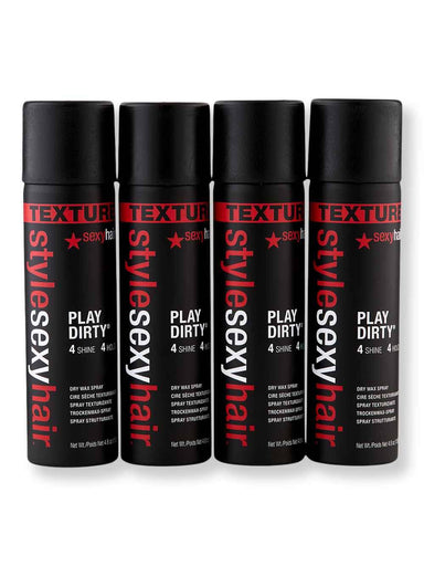 Sexy Hair Sexy Hair Style Sexy Hair Play Dirty Dry Wax Spray 4 ct 4.8 oz Putties & Clays 