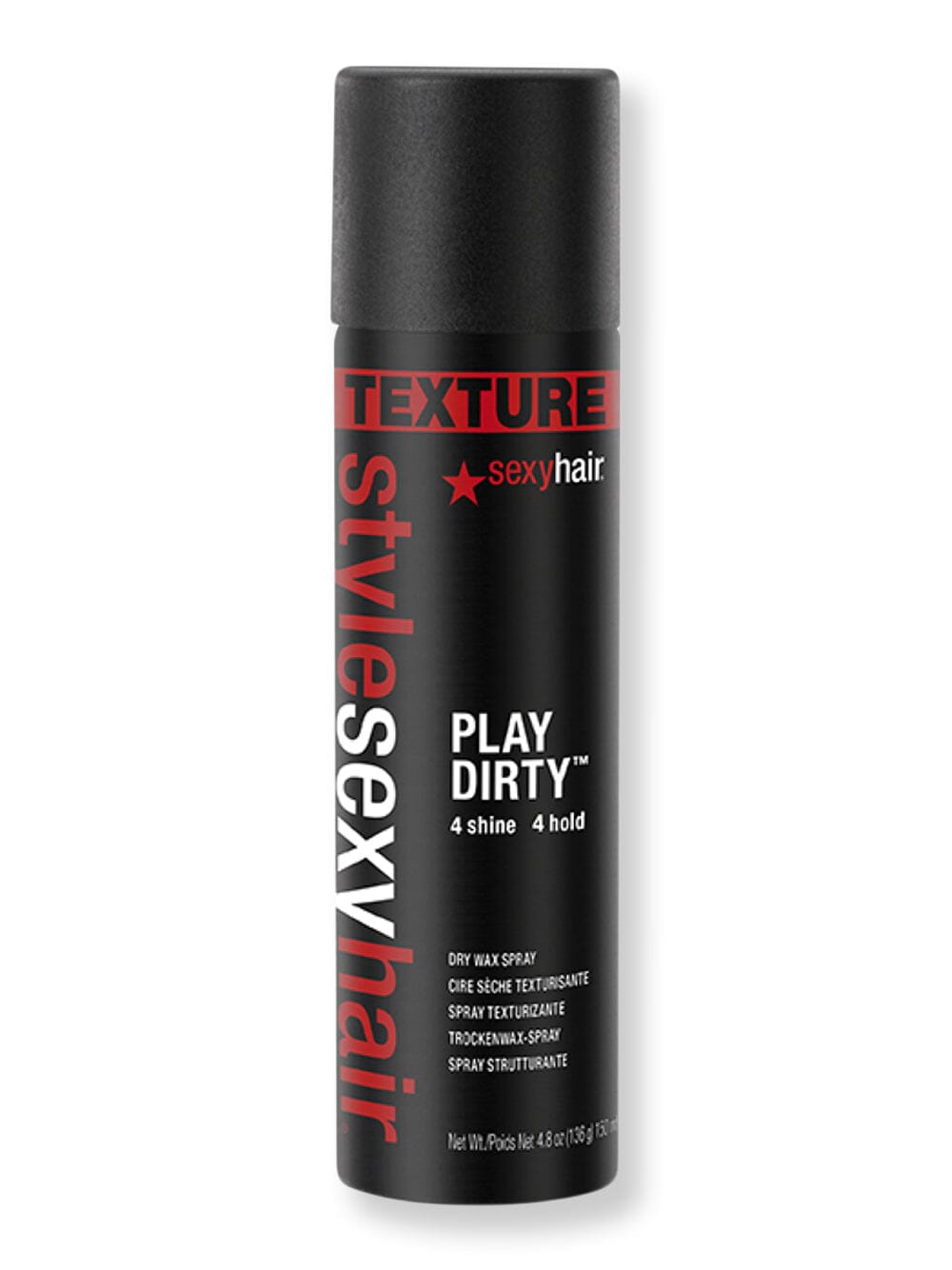 Sexy Hair Sexy Hair Style Sexy Hair Play Dirty Dry Wax Spray Putties & Clays 4.8 oz / 150 ml 