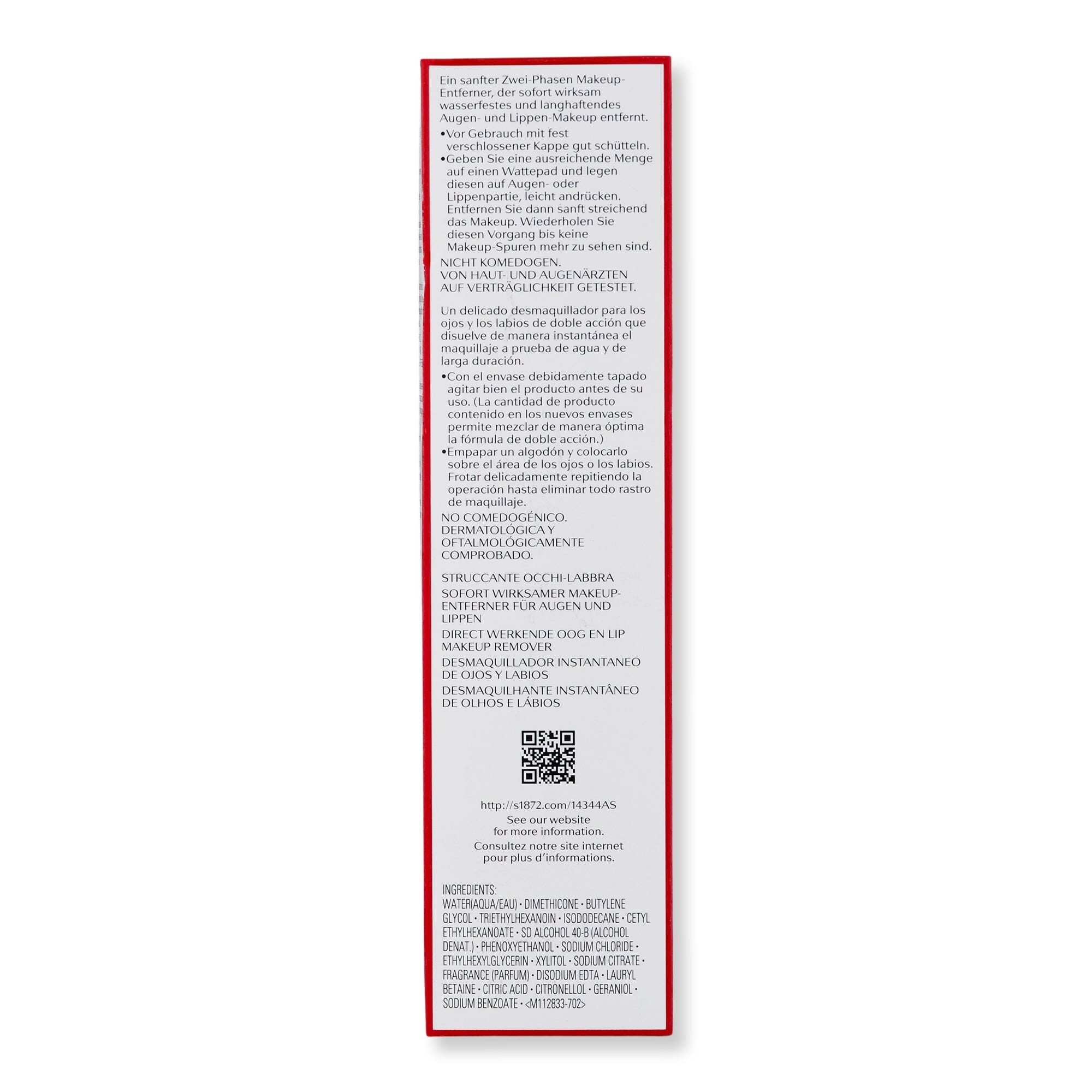 Shiseido Shiseido Instant Eye and Lip Makeup Remover Makeup Removers 