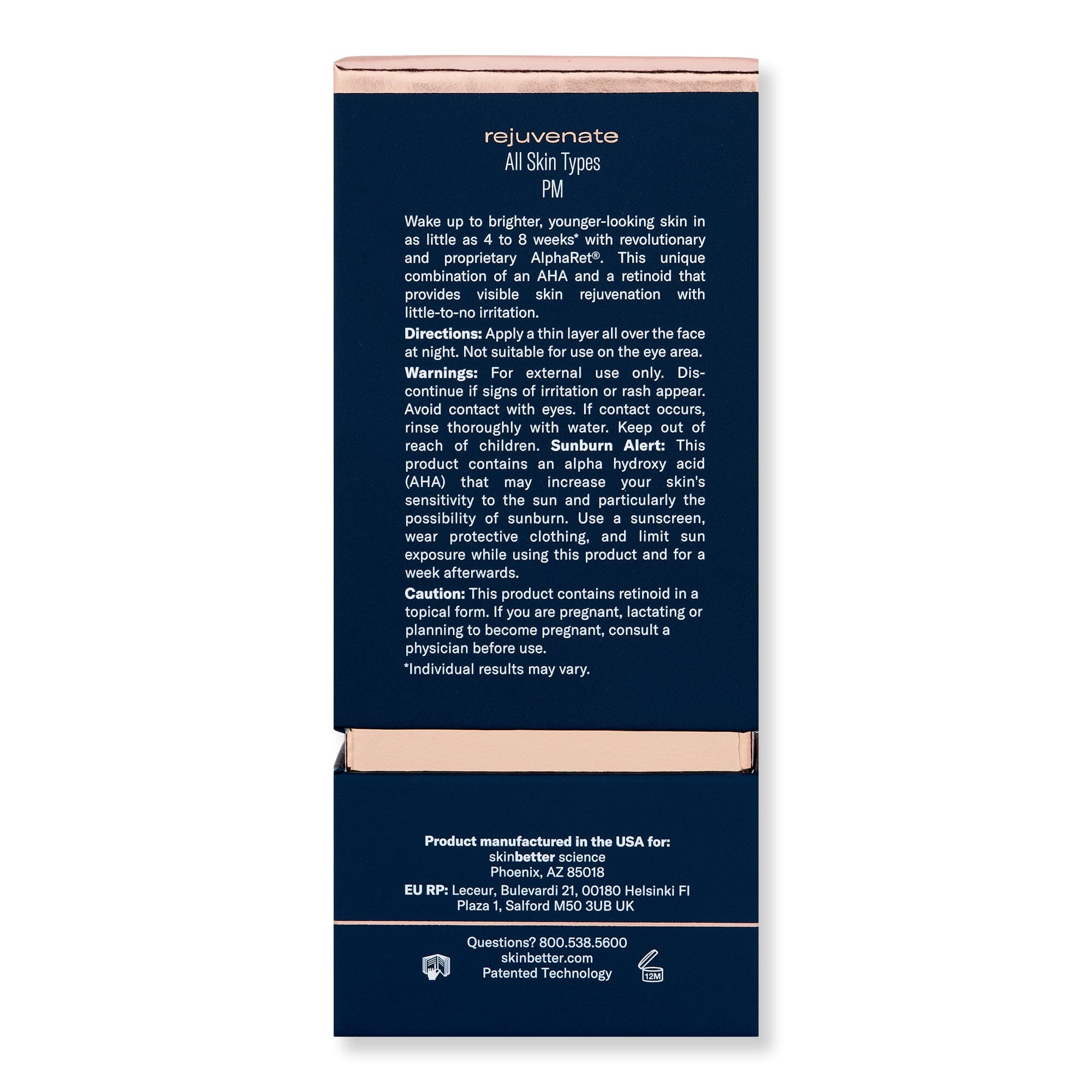 Skinbetter Science Skinbetter Science AlphaRet Overnight Cream 1 fl oz 30 ml Night Creams 