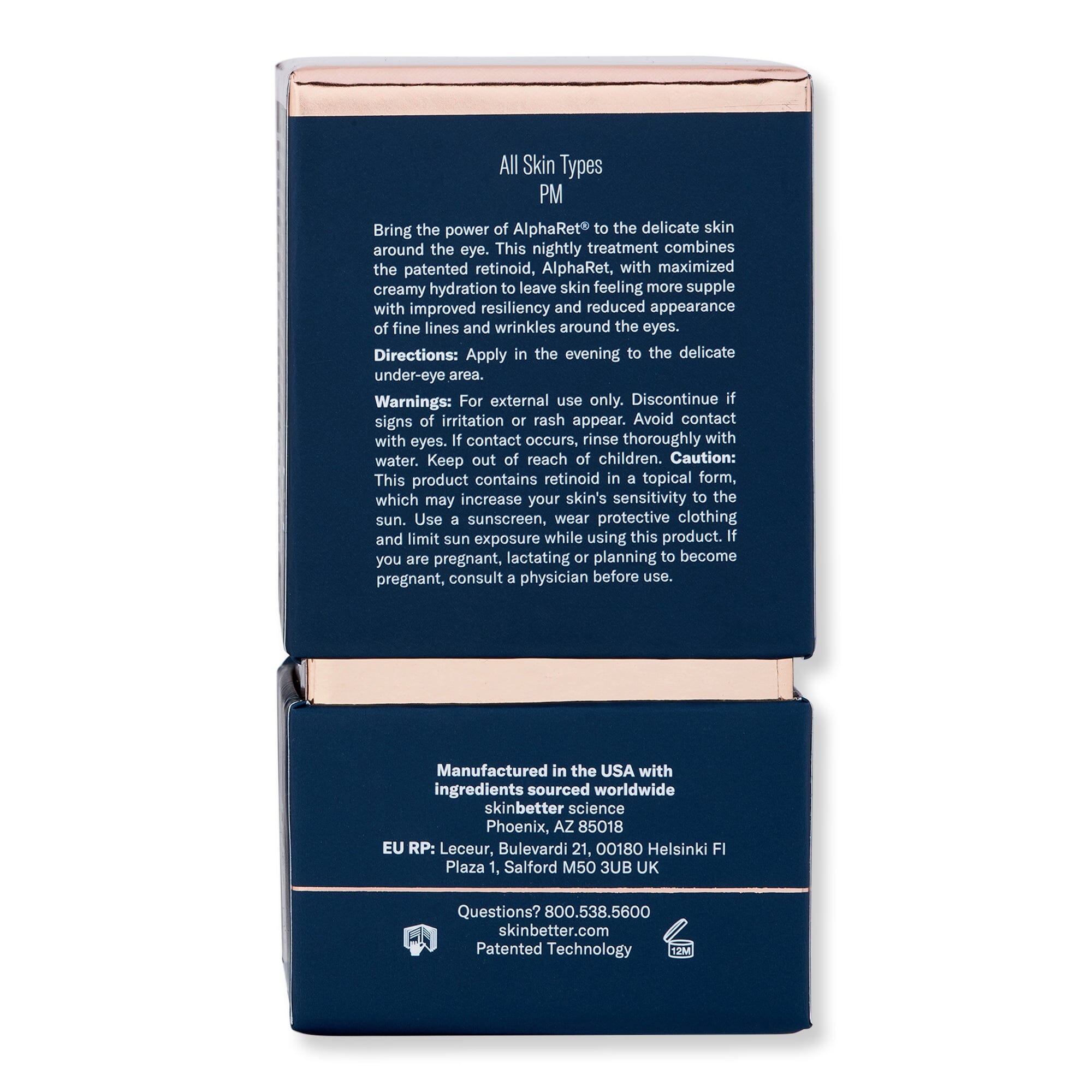 Skinbetter Science Skinbetter Science EyeMax AlphaRet Overnight Cream 0.5 fl oz 15 ml Eye Creams 