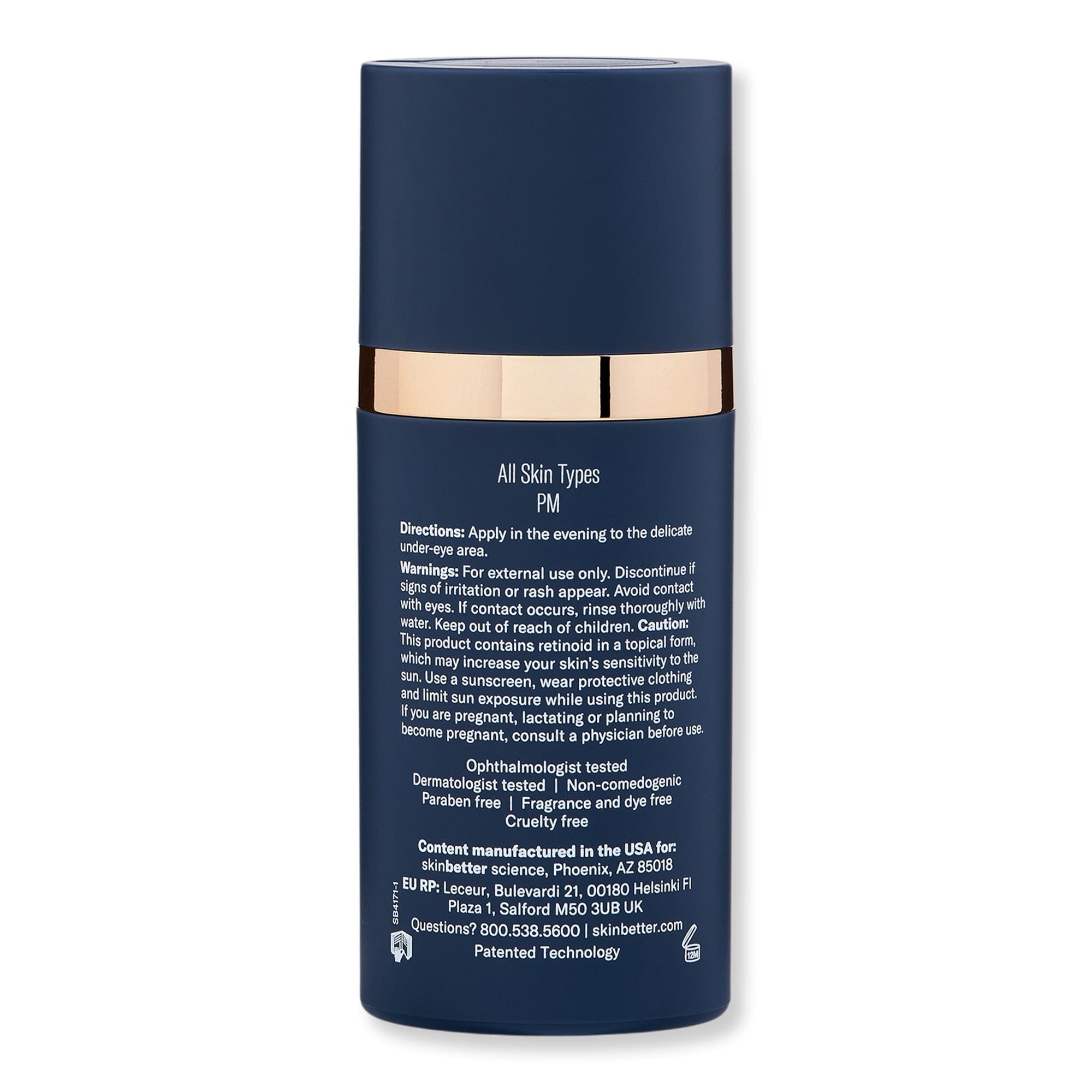 Skinbetter Science Skinbetter Science EyeMax AlphaRet Overnight Cream 0.5 fl oz 15 ml Eye Creams 