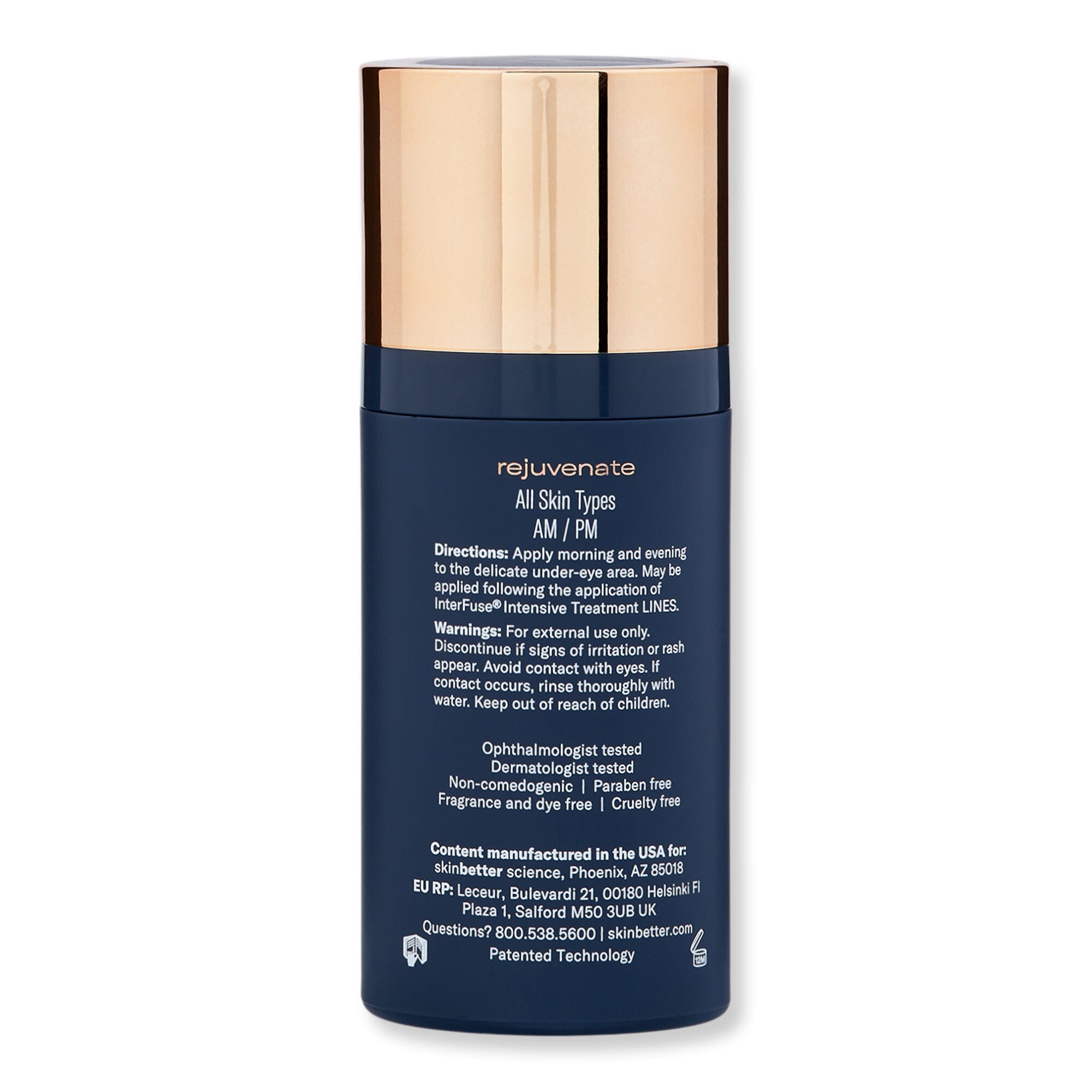 Skinbetter Science Skinbetter Science InterFuse Treatment Cream Eye 0.5 fl oz 15 ml Eye Creams 