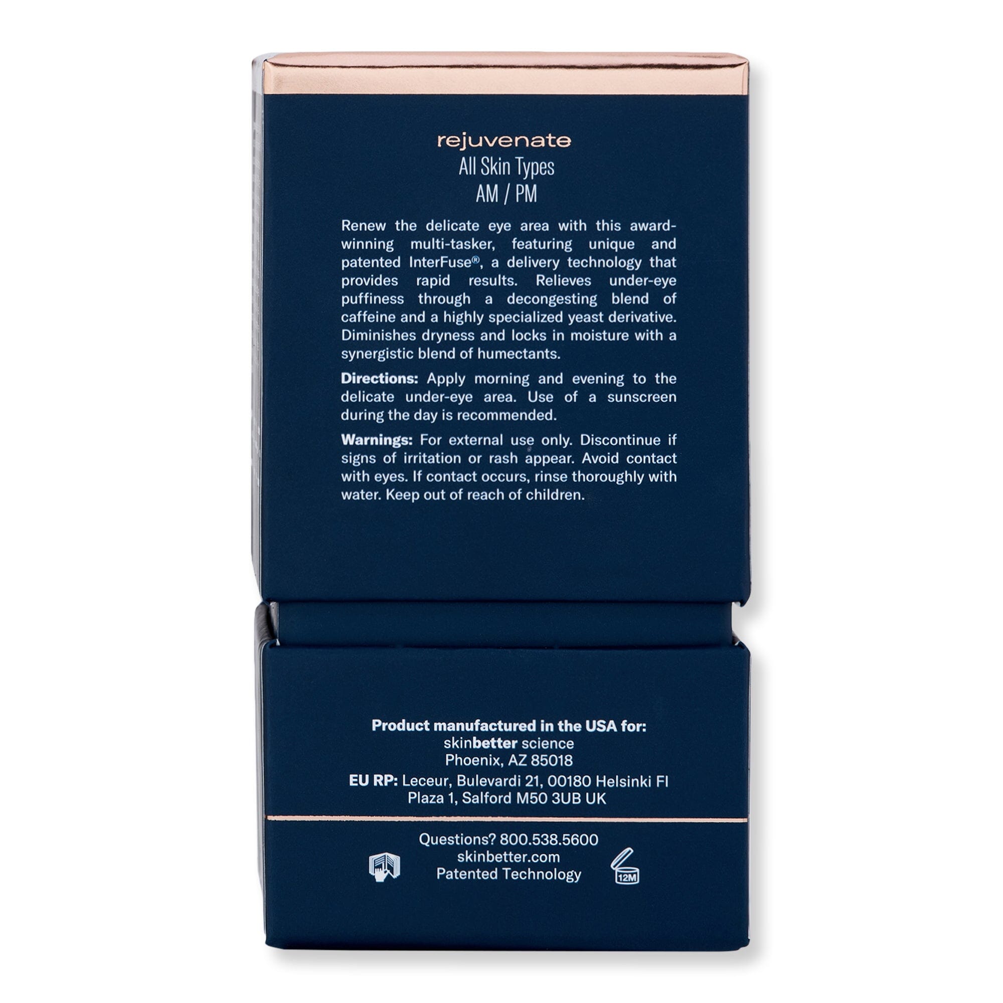 Skinbetter Science Skinbetter Science InterFuse Treatment Cream Eye 0.5 fl oz 15 ml Eye Creams 