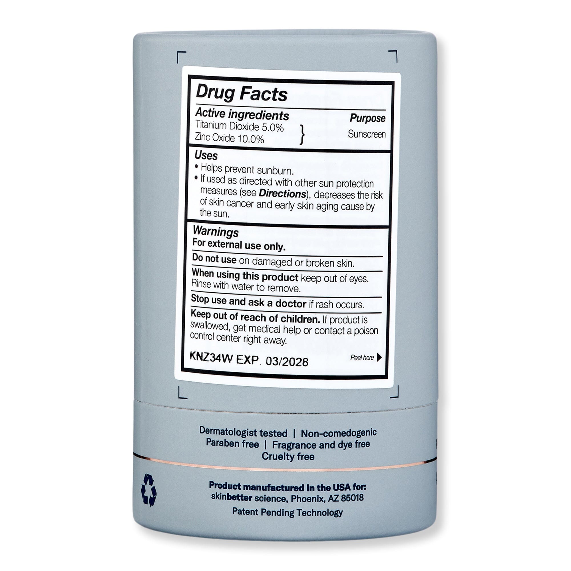 Skinbetter Science Skinbetter Science Sunbetter Sheer SPF 56 Sunscreen Stick 20 g Face Sunscreens 