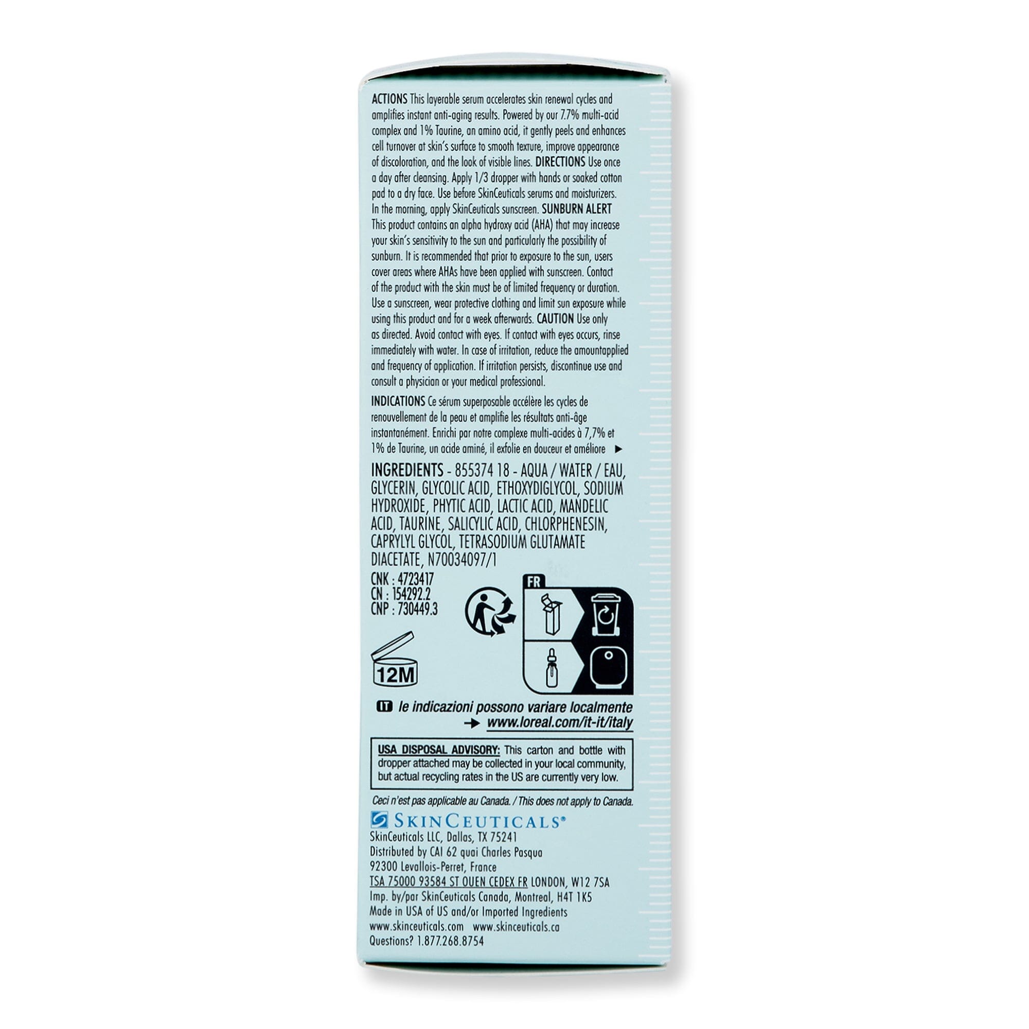 SkinCeuticals SkinCeuticals Cell Cycle Catalyst 1 fl oz 30 ml Serums 