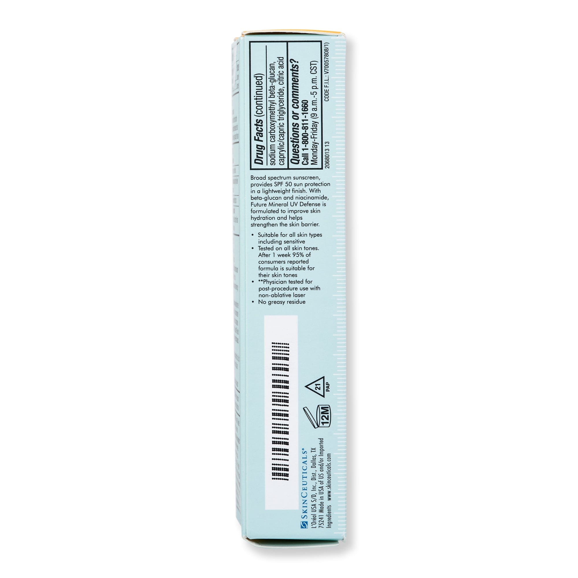 SkinCeuticals SkinCeuticals Future Mineral UV Defense Sunscreen SPF 50 Face Sunscreens 