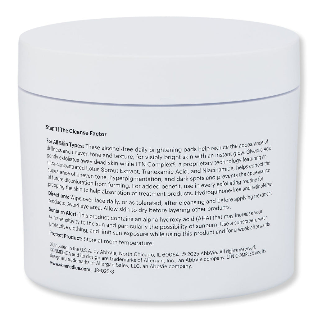 SkinMedica SkinMedica Even & Correct Brightening Treatment Pads Skin Care Treatments 