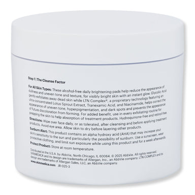 SkinMedica SkinMedica Even & Correct Brightening Treatment Pads Skin Care Treatments 