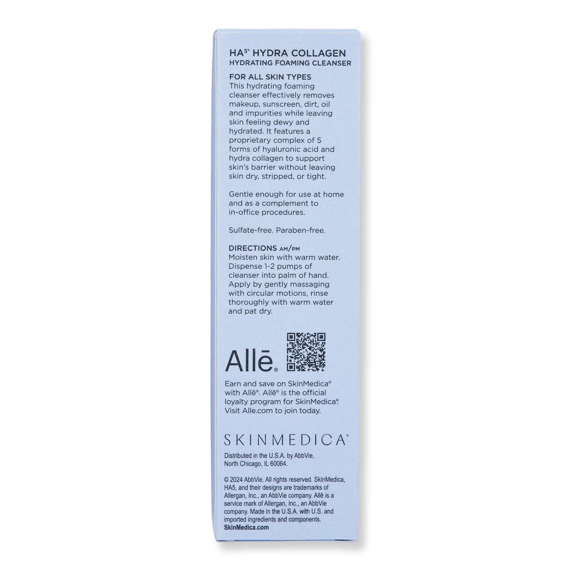 SkinMedica SkinMedica HA5 Hydra Collagen Hydrating Foaming Cleanser Face Cleansers 