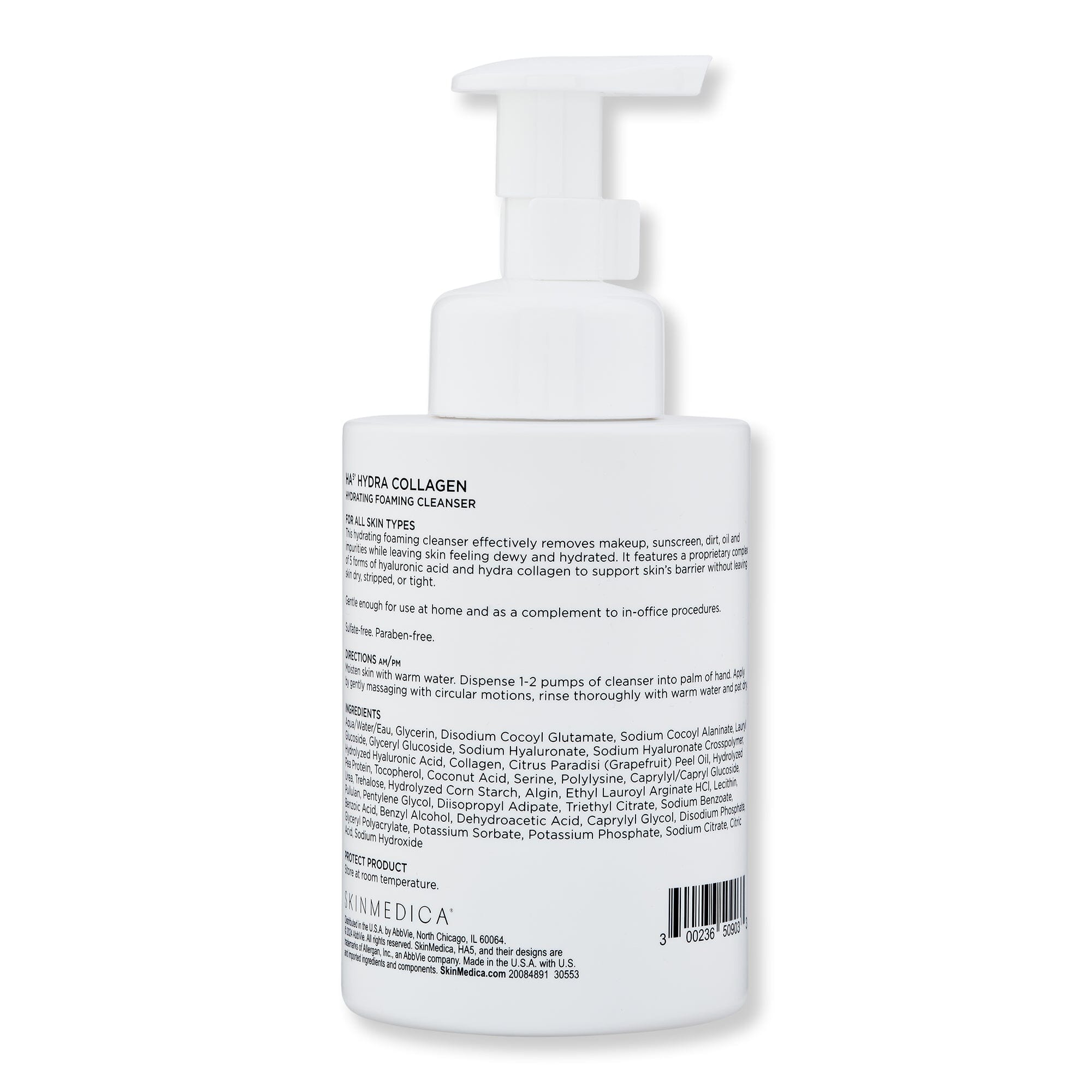 SkinMedica SkinMedica HA5 Hydra Collagen Hydrating Foaming Cleanser Face Cleansers 