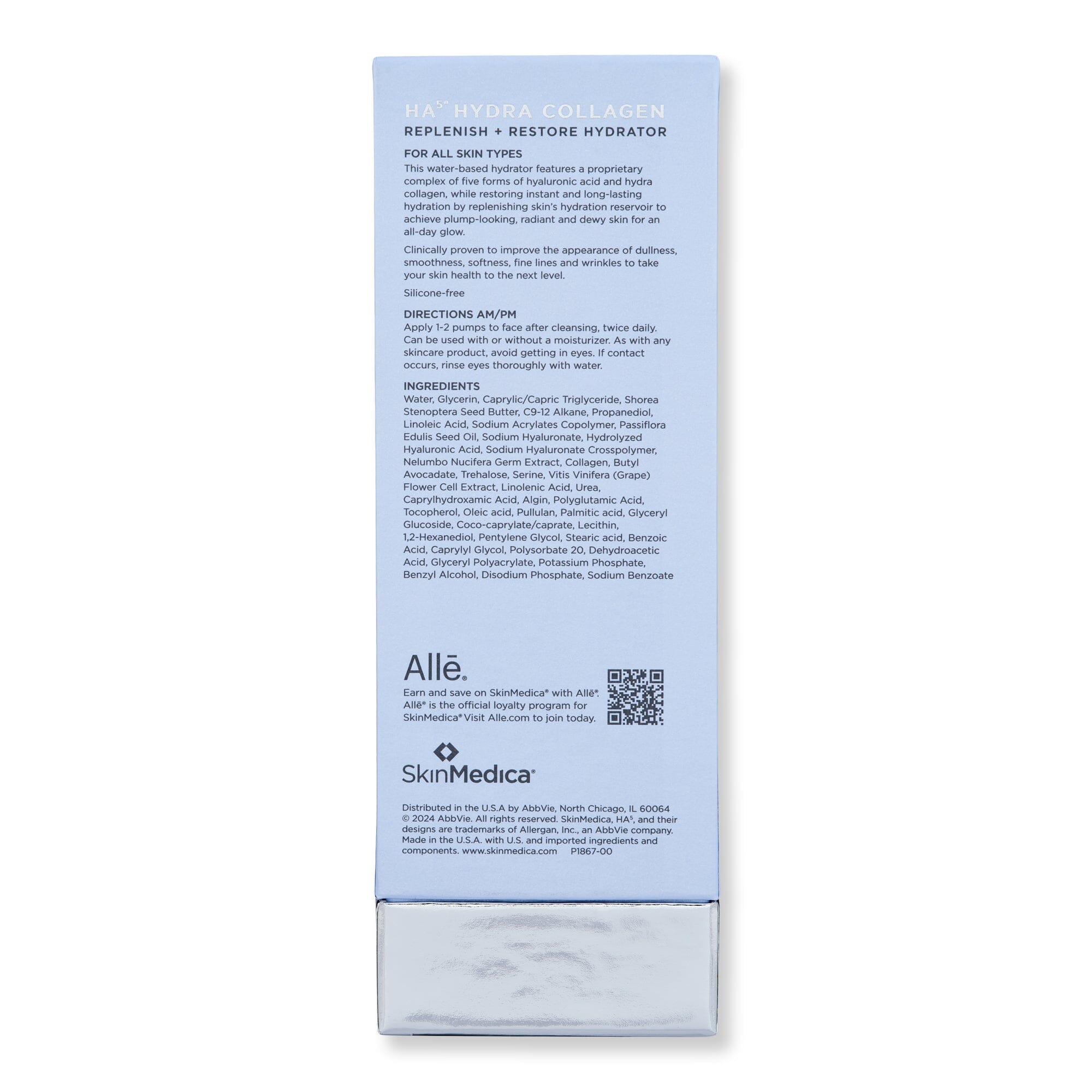 SkinMedica SkinMedica HA5 Hydra Collagen Hydrator with Vegan Collagen 1.7 fl oz 50 ml Face Moisturizers 
