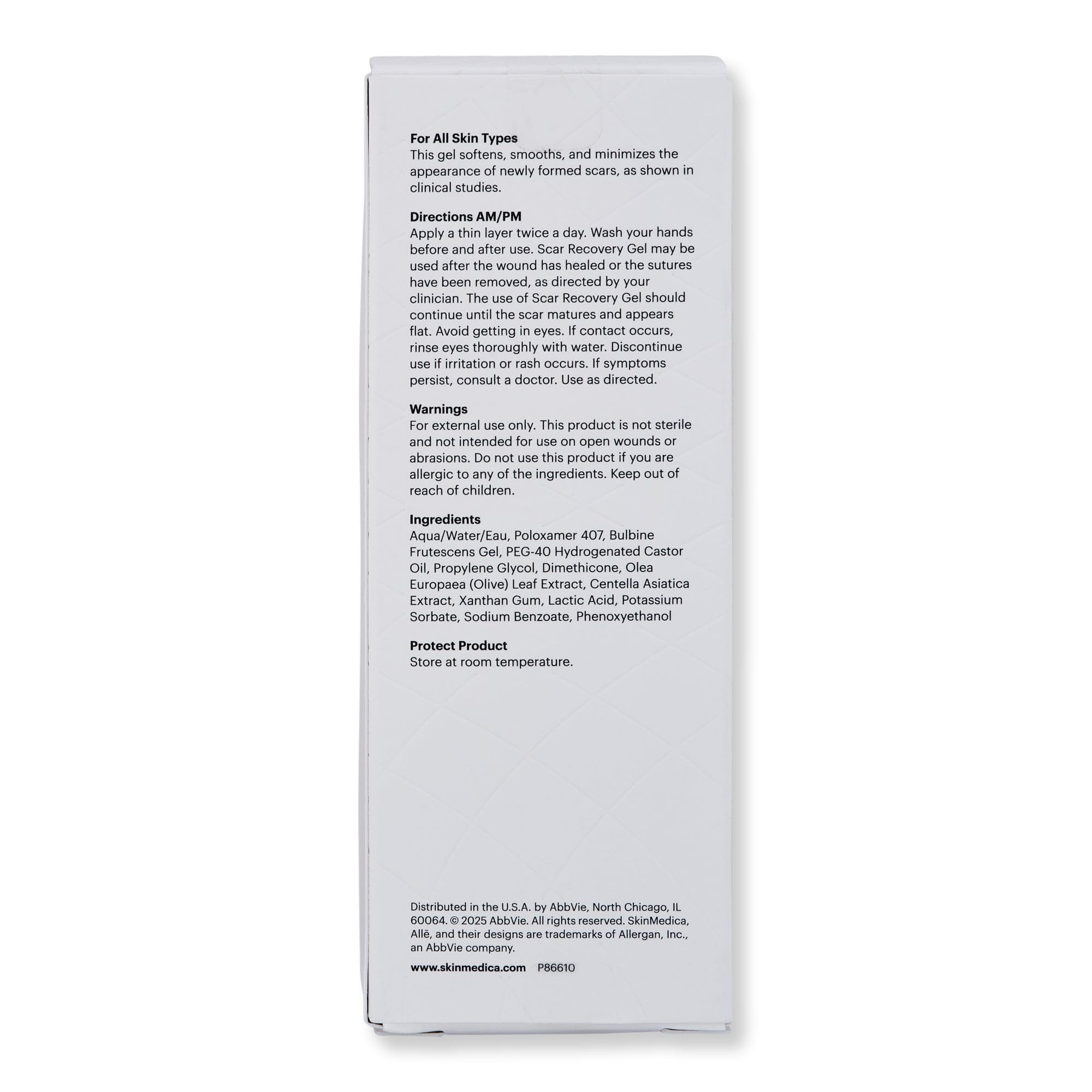 SkinMedica SkinMedica Scar Recovery Gel Skin Care Treatments 