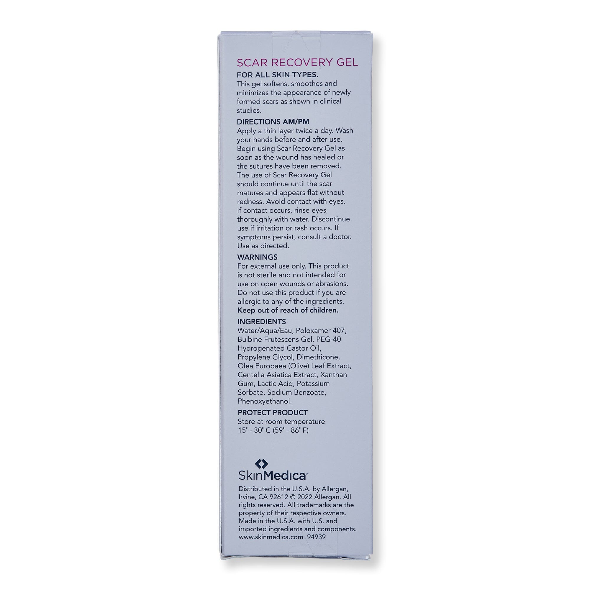 SkinMedica SkinMedica Scar Recovery Gel Skin Care Treatments 