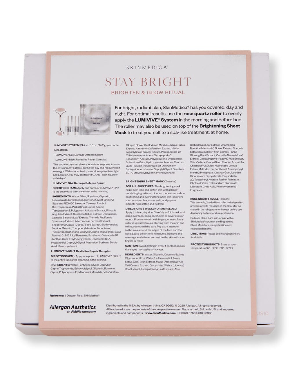 SkinMedica SkinMedica Stay Bright Brighten & Glow Ritual Holiday Kit Skin Care Kits 