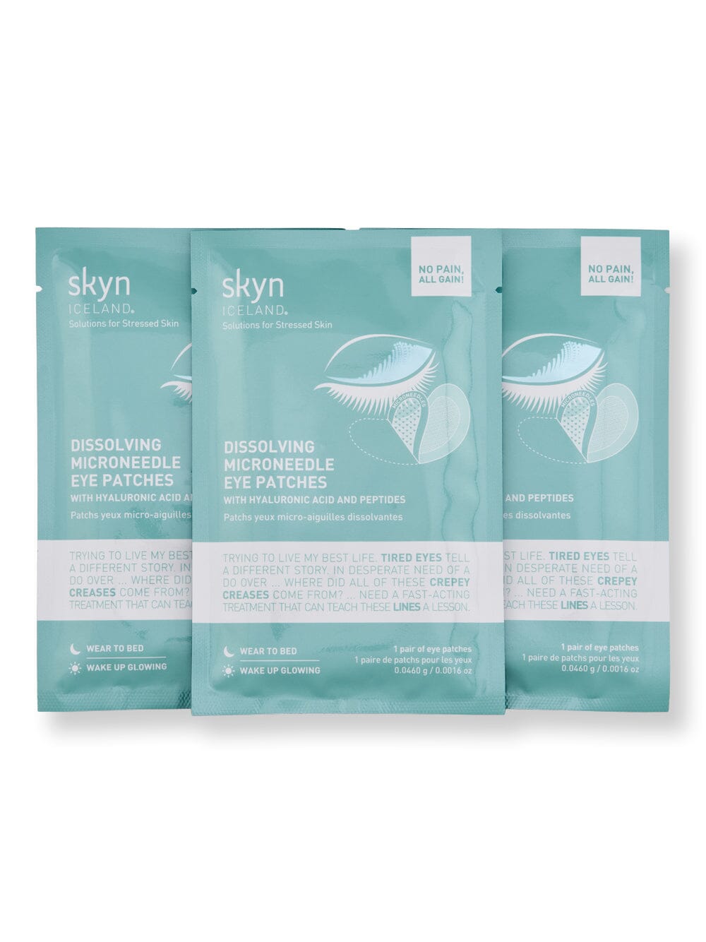 Skyn Iceland Skyn Iceland Dissolving Microneedle Eye Patches 3 Ct Eye Treatments 