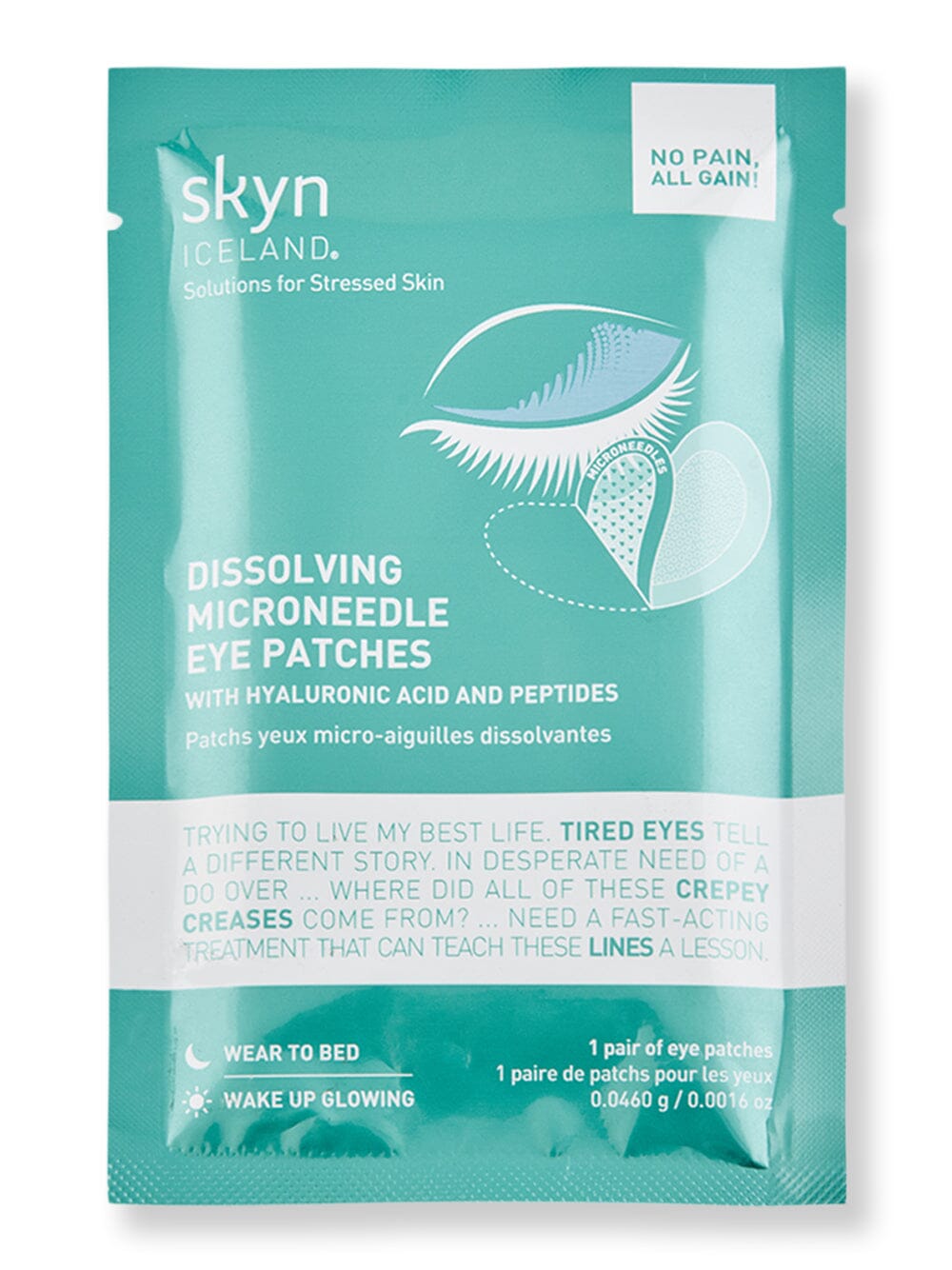 Skyn Iceland Skyn Iceland Dissolving Microneedle Eye Patches Eye Treatments 1 Pair 