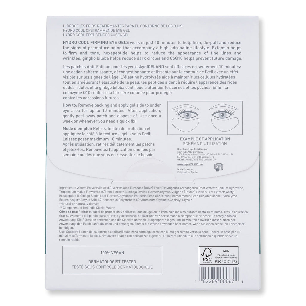 Skyn Iceland Skyn Iceland Hydro Cool Firming Eye Gels Eye Gels 