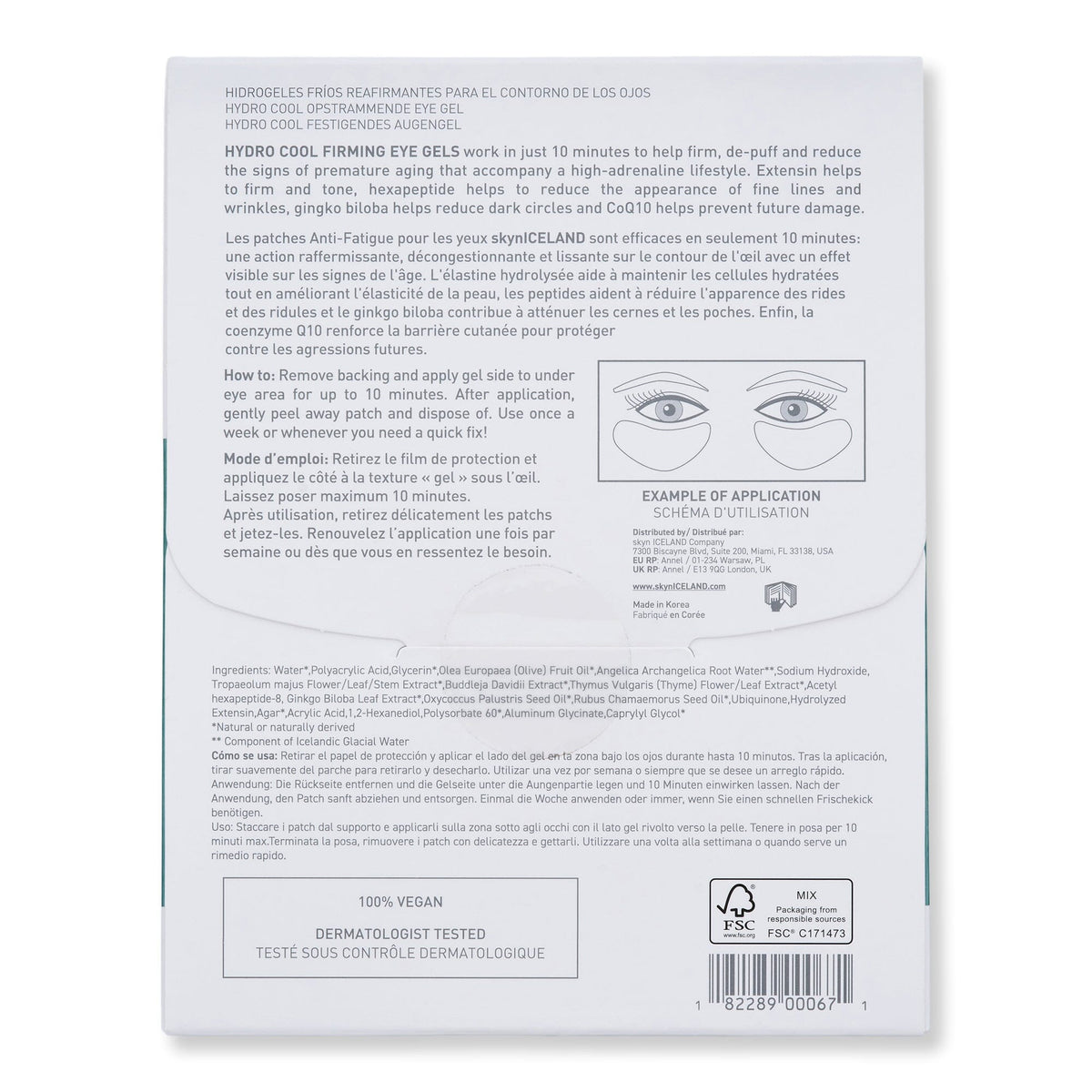Skyn Iceland Skyn Iceland Hydro Cool Firming Eye Gels Eye Gels 
