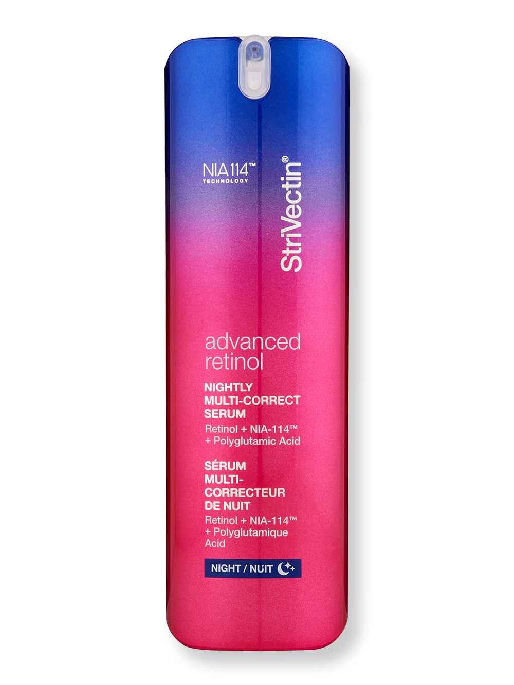 Strivectin Strivectin Advanced Retinol Nightly Multi-Correct Serum 1 oz 30 ml Night Creams 